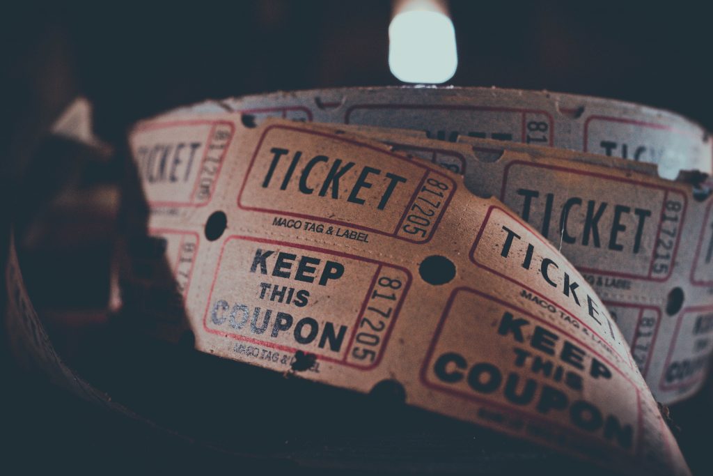 image of tickets